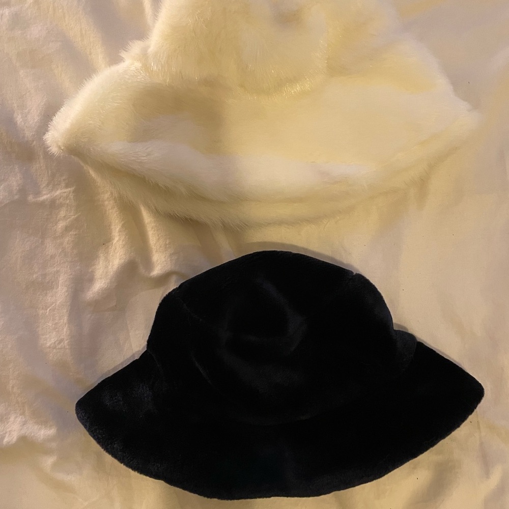 Two for one faux fur hats!